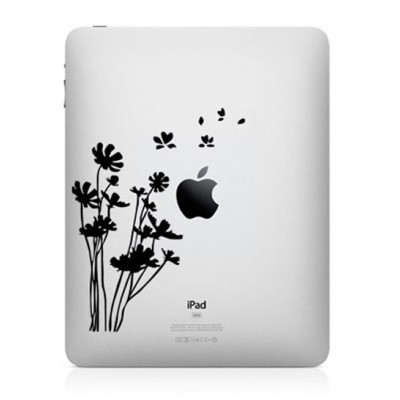 Blumen iPad Aufkleber
